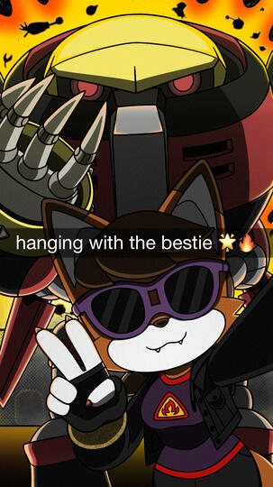 Omega and Cinder Selfie, 2026