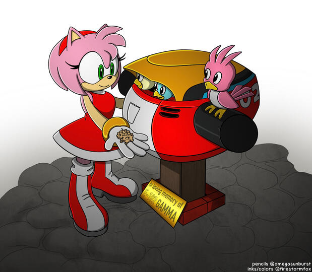 Collab: Gamma Bird House (pencils by OmegaSunBurst), 2022