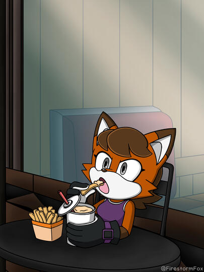 Outside the Burger Shop, 2020