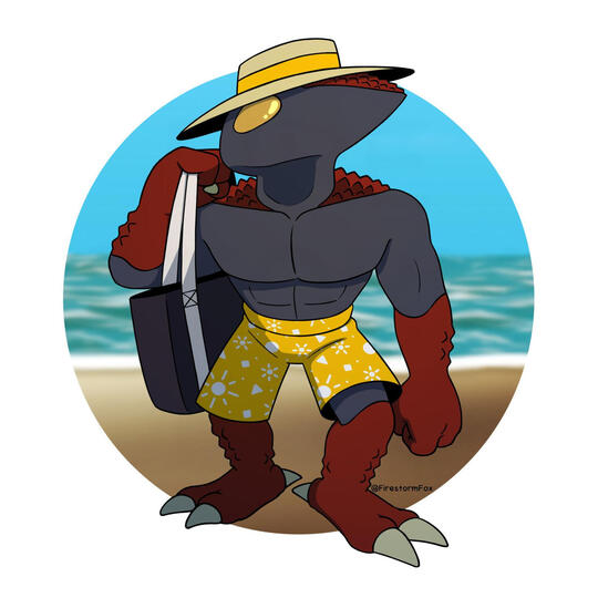 Black Warrior on the Beach, 2026